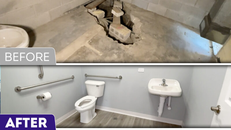 Bathroom renovation