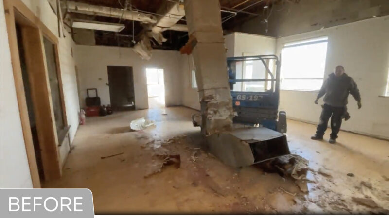 Office Space Being Demolished