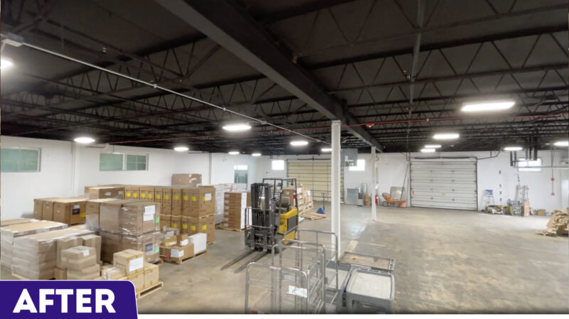 newly renovated warehouse